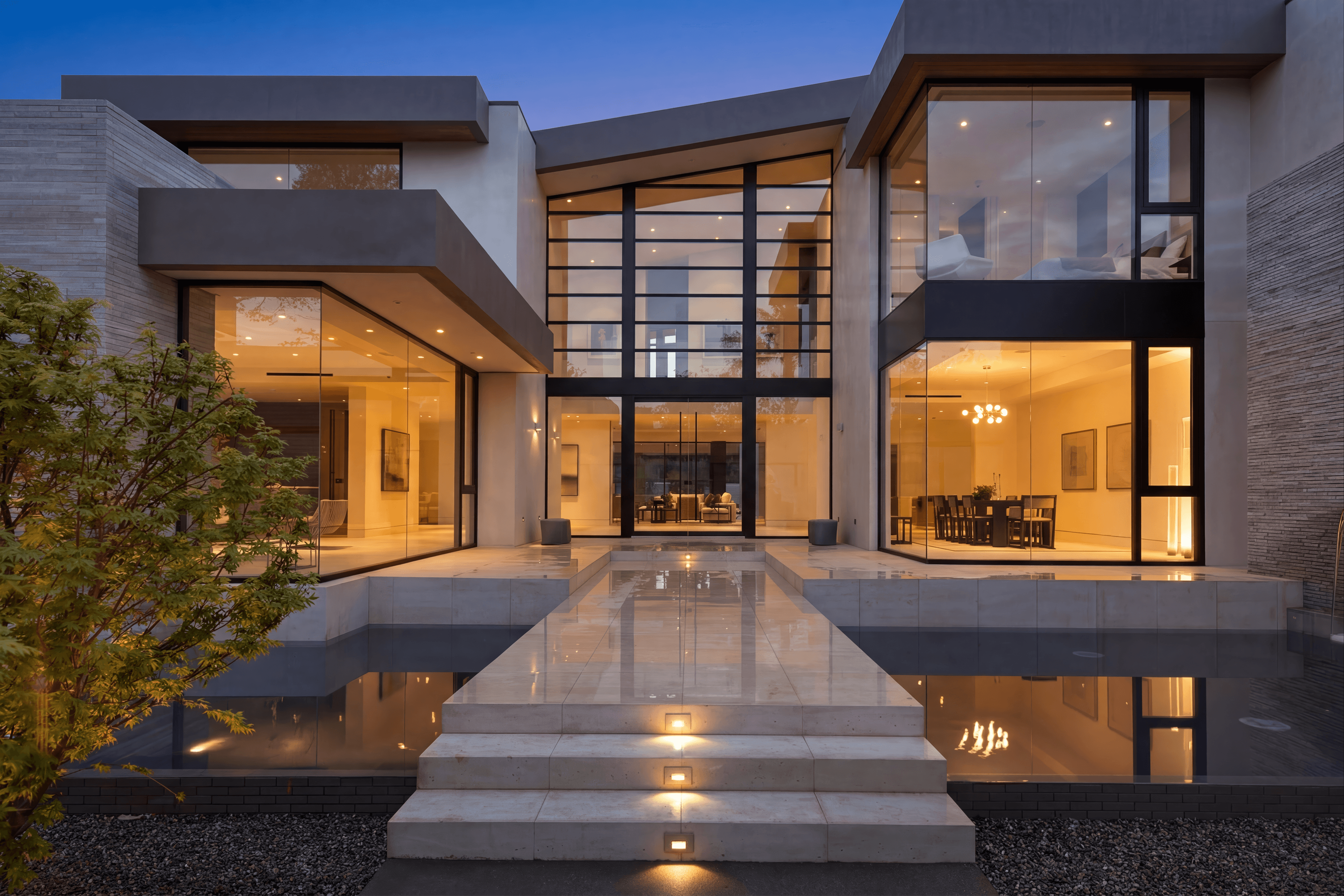 Luxury living room interior