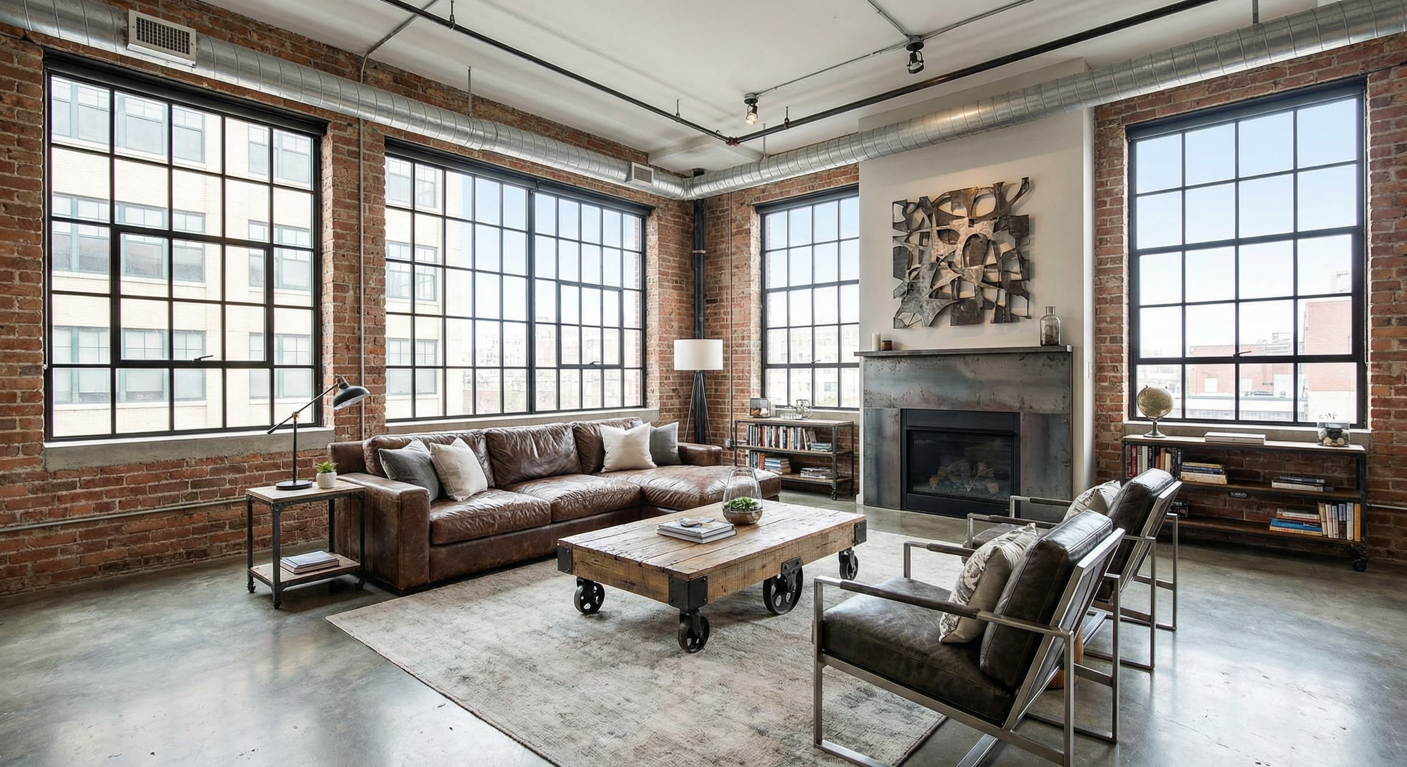 Industrial staging example